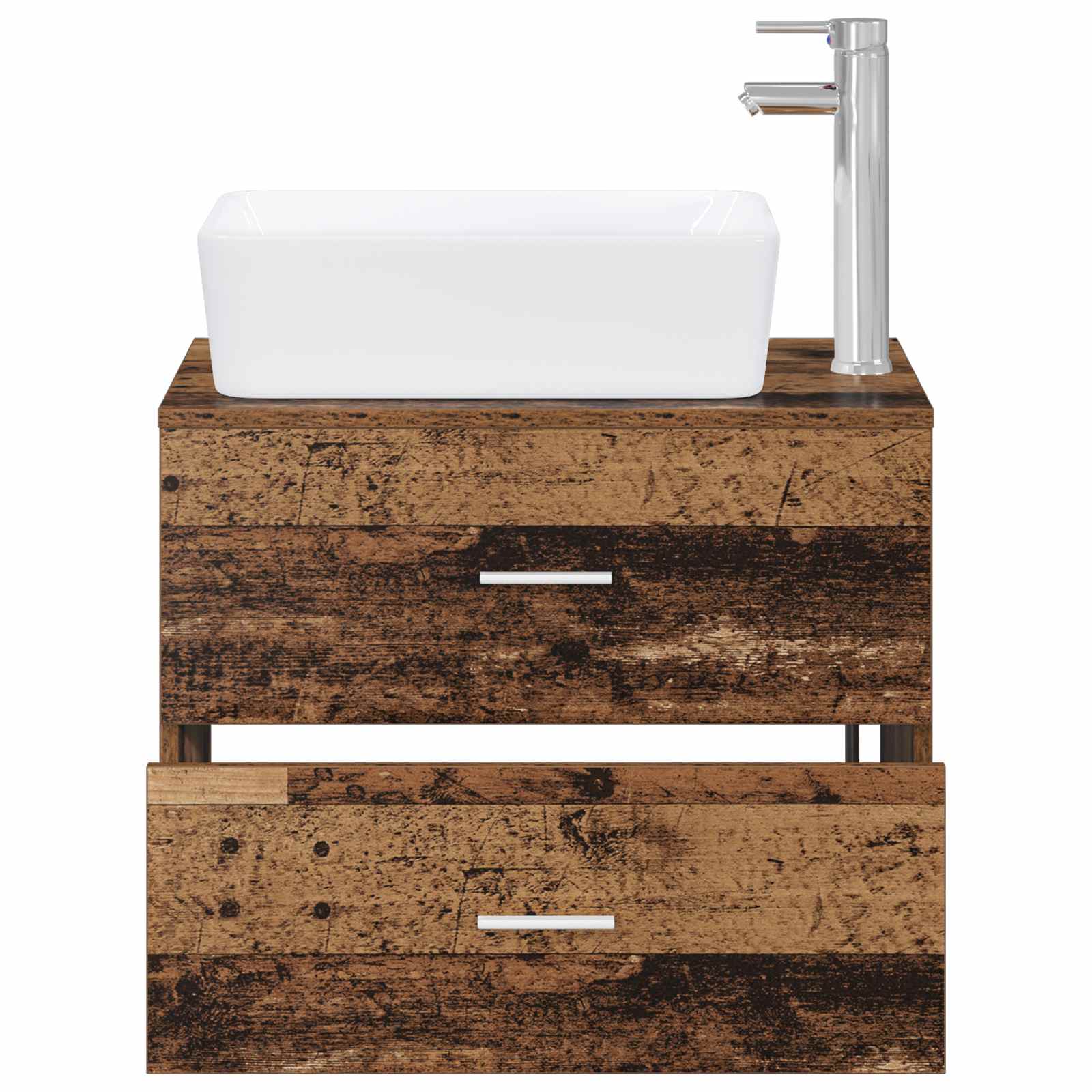 Badezimmermöbel-Set Altholz Holzwerkstoff