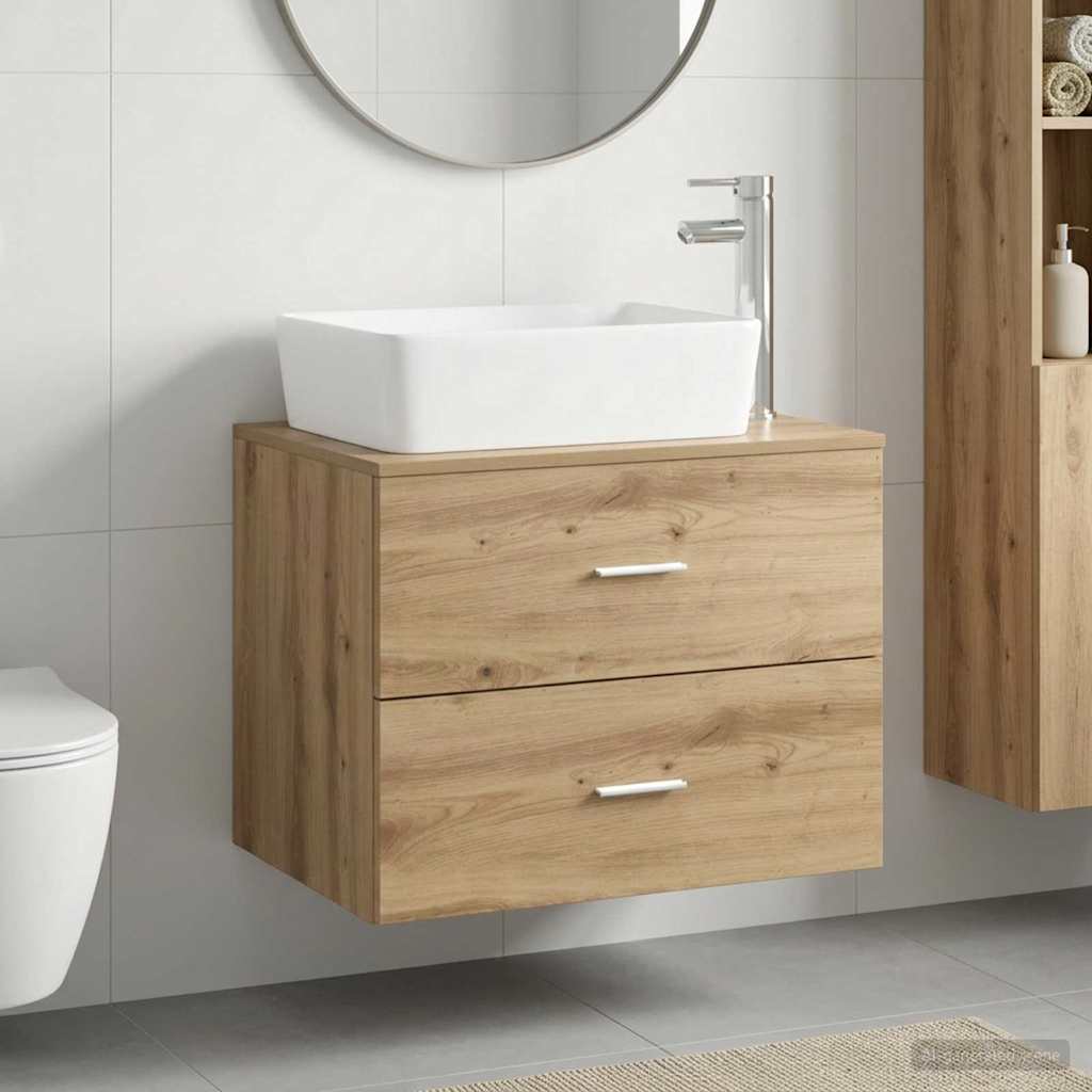 Badezimmermöbel-Set Artisan-Eiche Holzwerkstoff