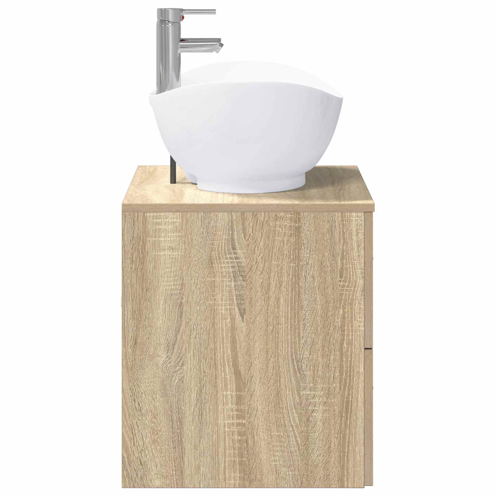 Badezimmermöbel-Set Sonoma-Eiche Holzwerkstoff
