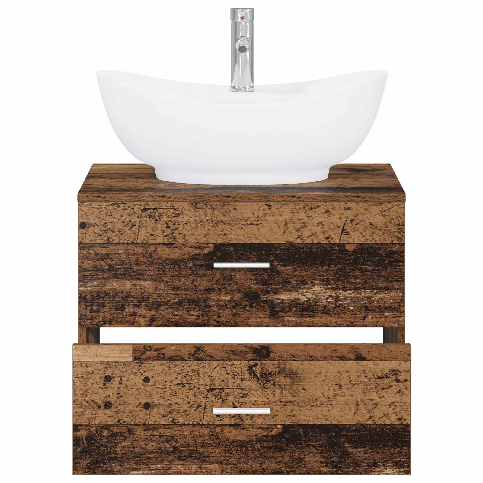 Badezimmermöbel-Set Altholz Holzwerkstoff