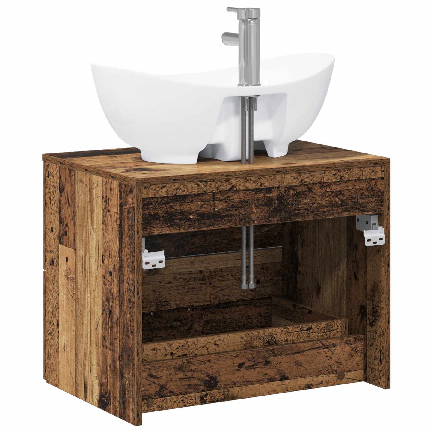 Badezimmermöbel-Set Altholz Holzwerkstoff