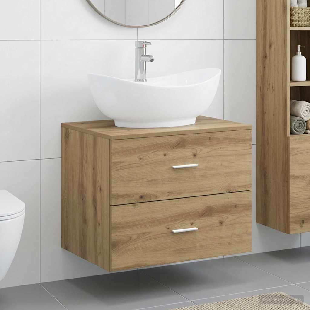 Badezimmermöbel-Set Artisan-Eiche Holzwerkstoff