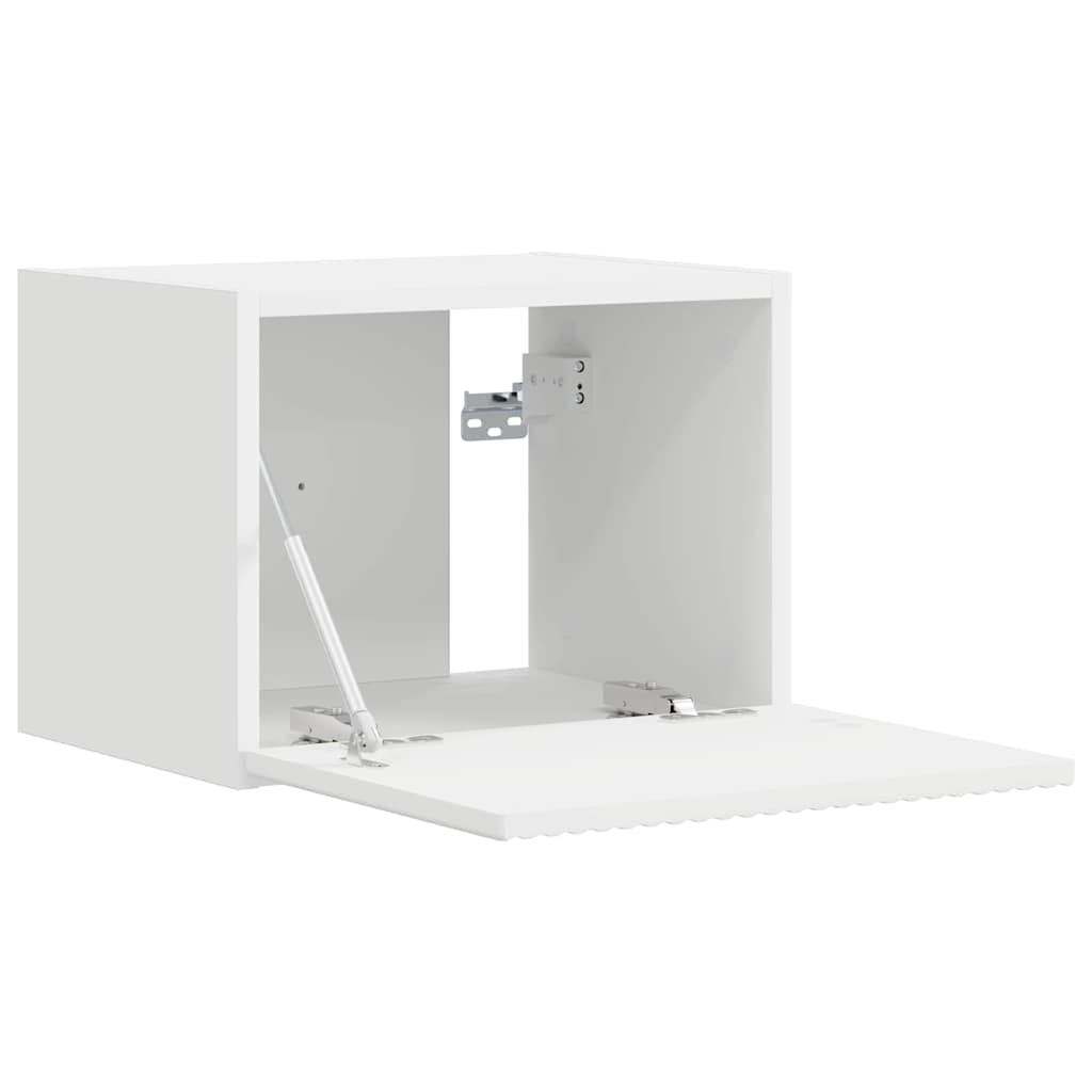 TV-Wandschrank 2 stk. Weiß Holzwerkstoff