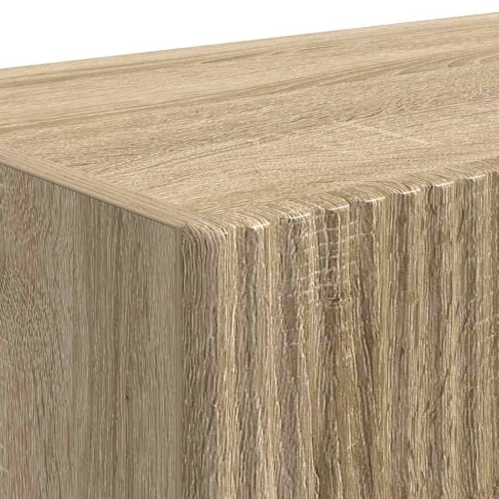 TV-Wandschrank 2 stk. Sonoma Holzwerkstoff