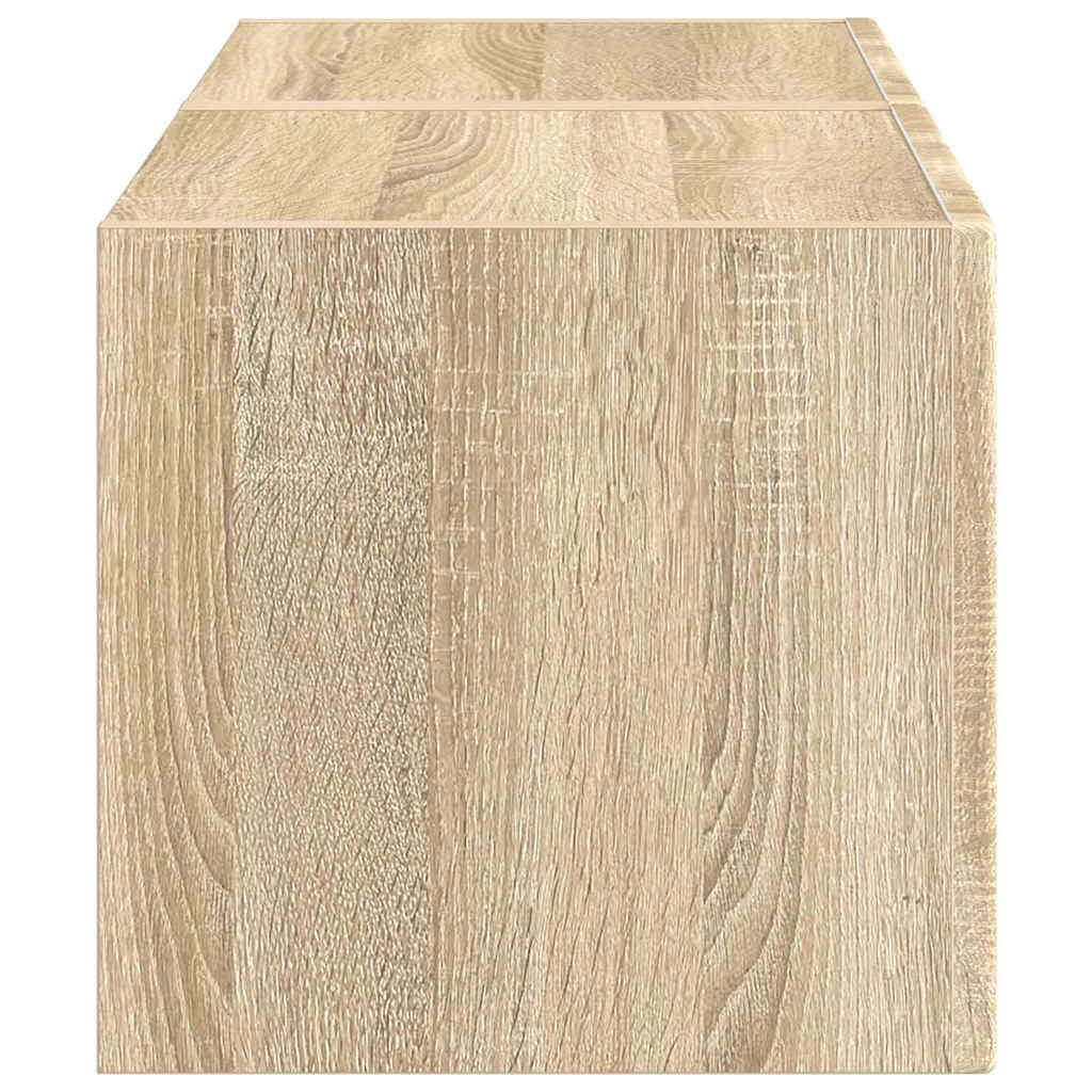 TV-Wandschrank 2 stk. Sonoma Holzwerkstoff