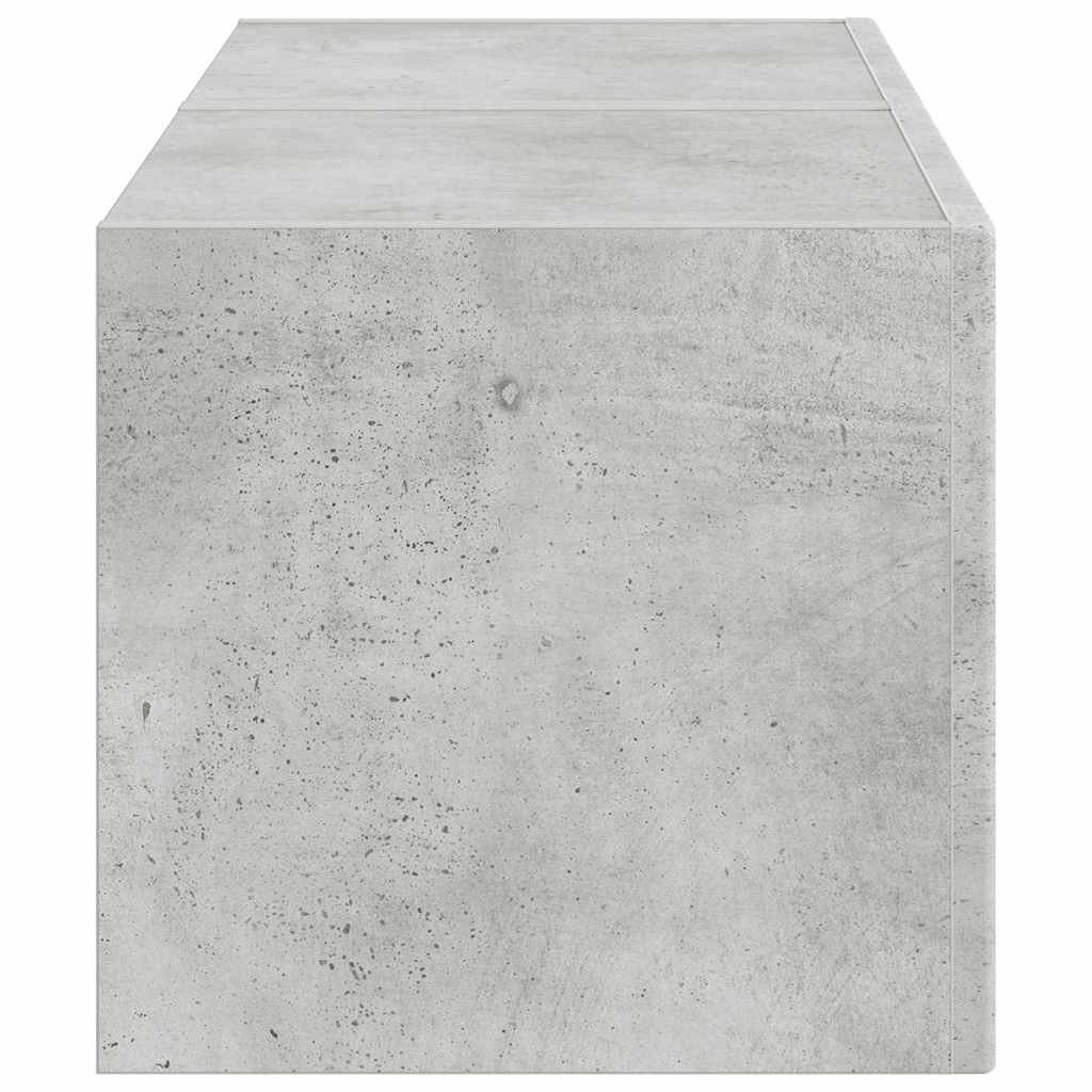 TV-Wandschrank 2 stk. Beton Holzwerkstoff