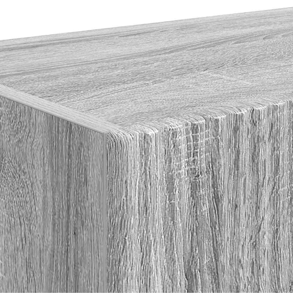 TV-Wandschrank 2 stk. Sonoma-Grau Holzwerkstoff