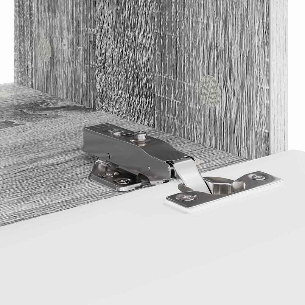 TV-Wandschrank 2 stk. Sonoma-Grau Holzwerkstoff