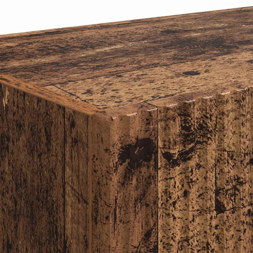 TV-Wandschrank 2 stk. Altholz Holzwerkstoff
