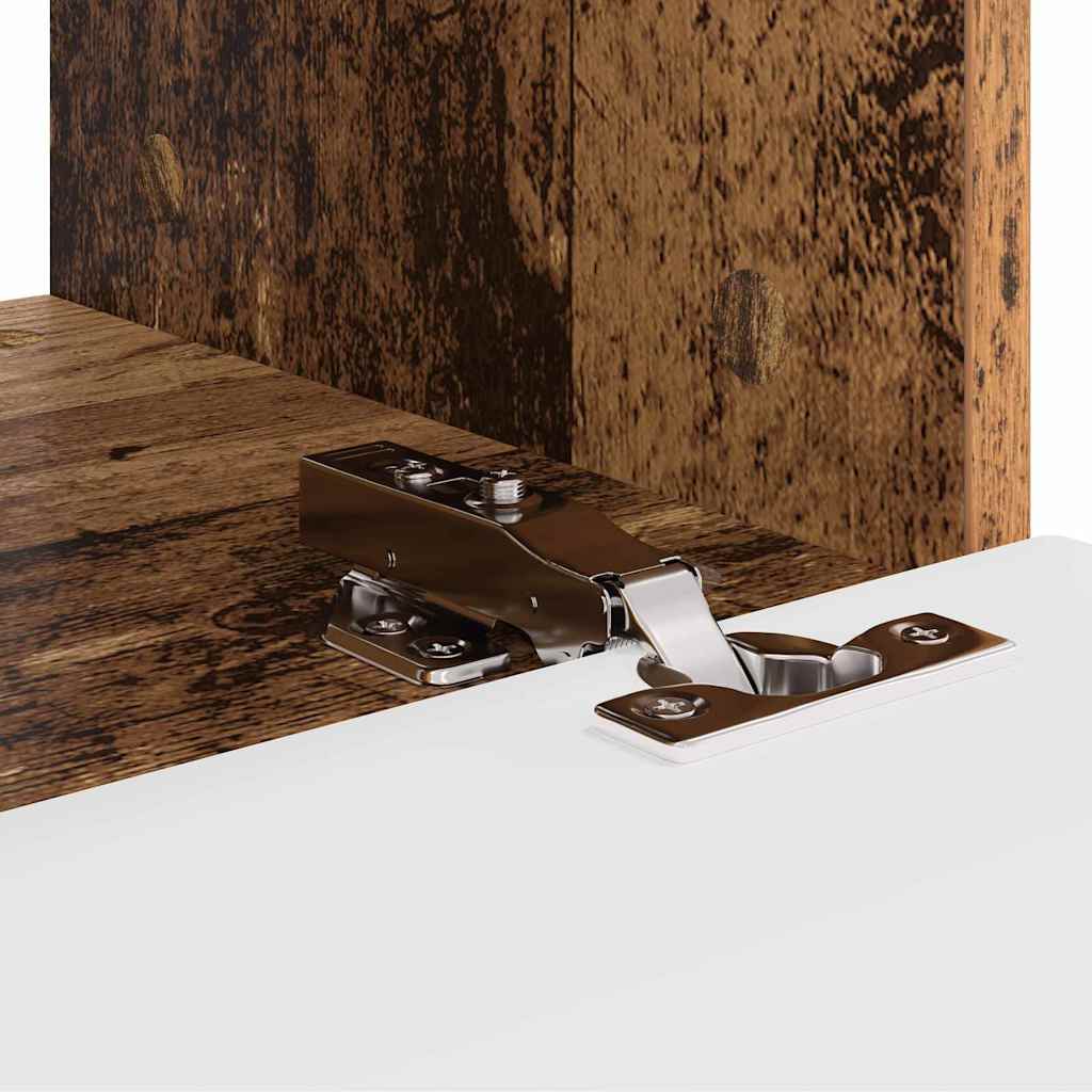 TV-Wandschrank 2 stk. Altholz Holzwerkstoff