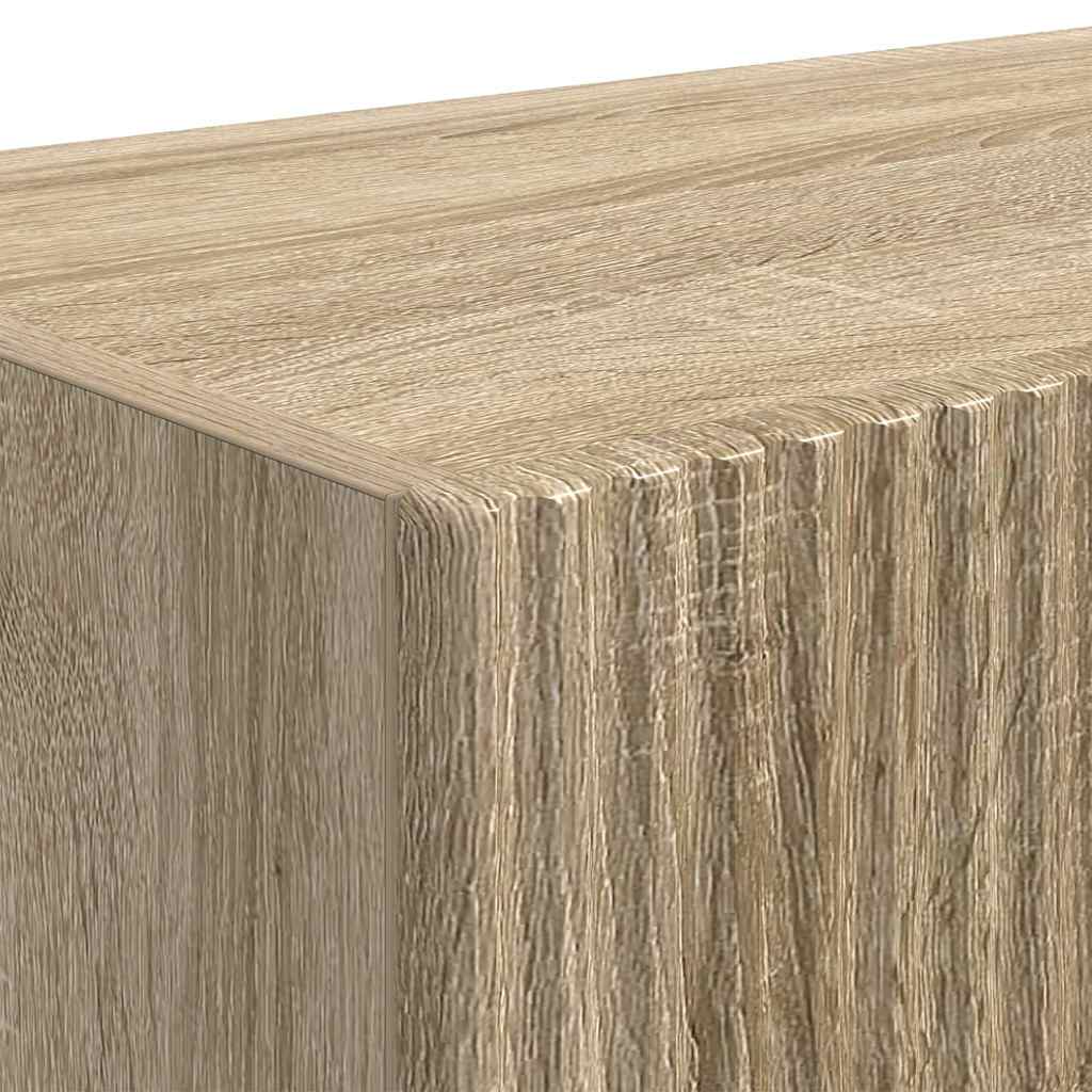 TV-Wandschrank 2 stk. Sonoma Holzwerkstoff