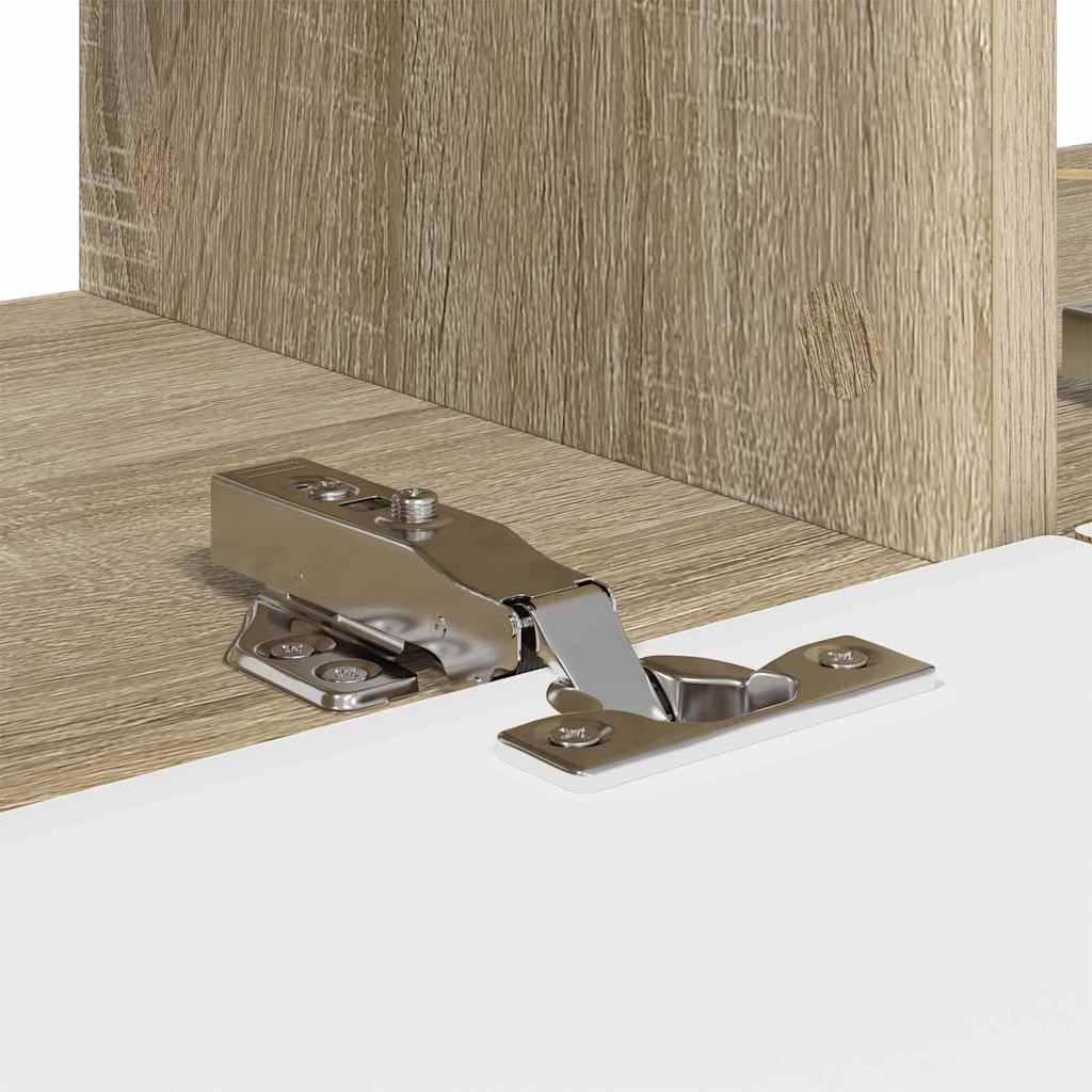 TV-Wandschrank 2 stk. Sonoma Holzwerkstoff
