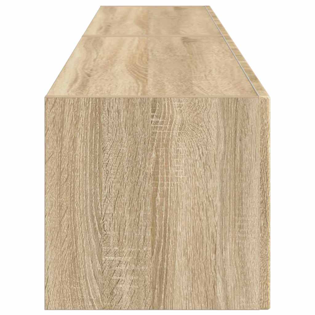TV-Wandschrank 2 stk. Sonoma Holzwerkstoff