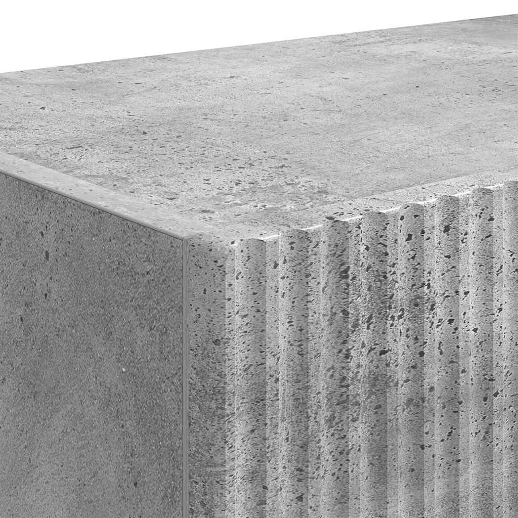 TV-Wandschrank 2 stk. Beton Holzwerkstoff