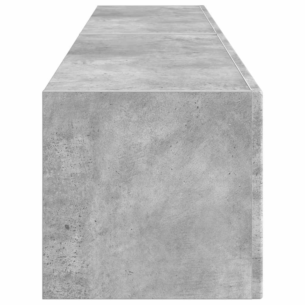 TV-Wandschrank 2 stk. Beton Holzwerkstoff