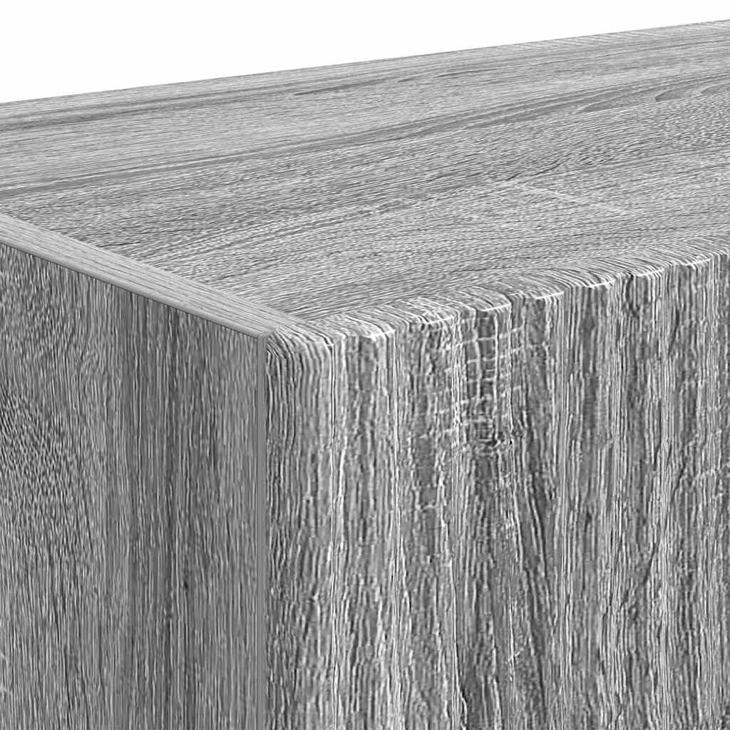 TV-Wandschrank 2 stk. Sonoma-Grau Holzwerkstoff