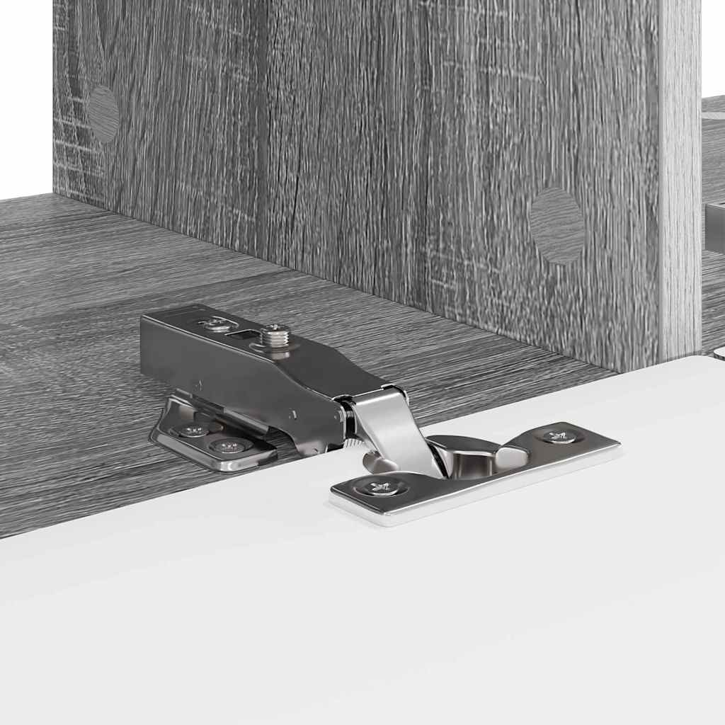 TV-Wandschrank 2 stk. Sonoma-Grau Holzwerkstoff