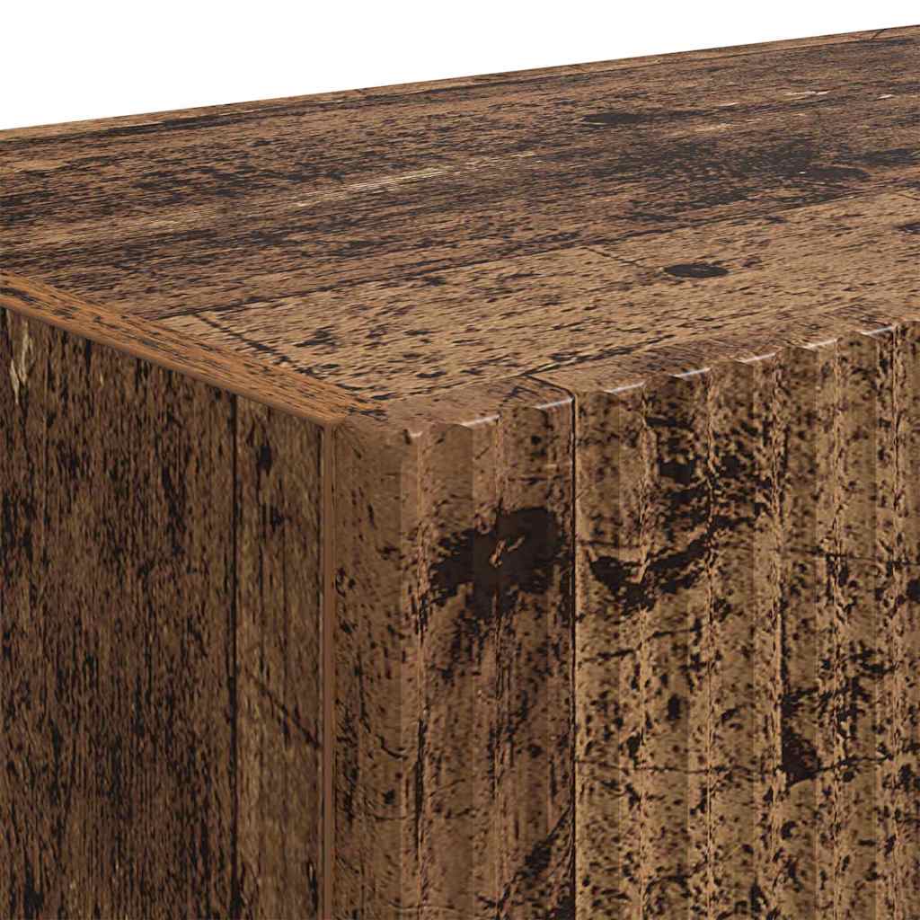 TV-Wandschrank 2 stk. Altholz Holzwerkstoff