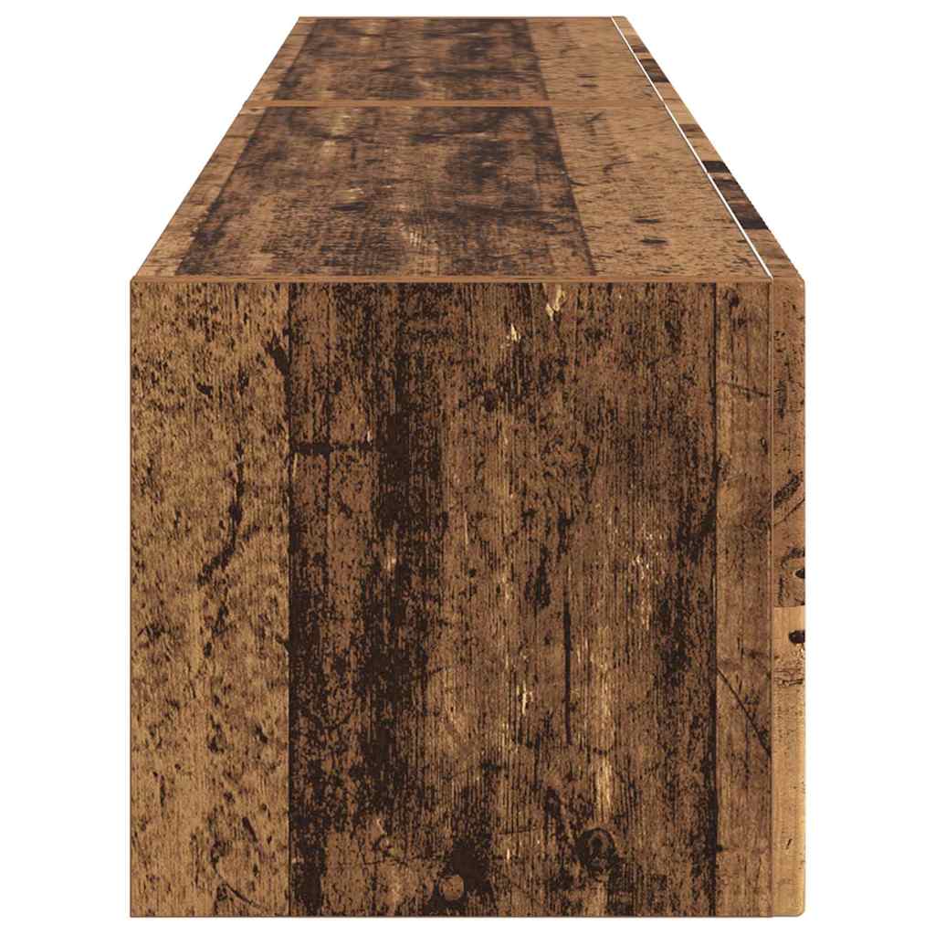 TV-Wandschrank 2 stk. Altholz Holzwerkstoff