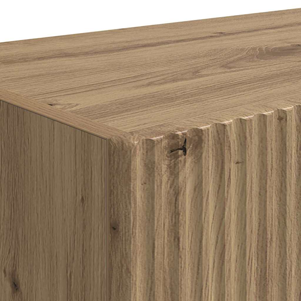 TV-Wandschrank 78,5 x 31 x 29,5 cm Kunsthandwerk Eiche