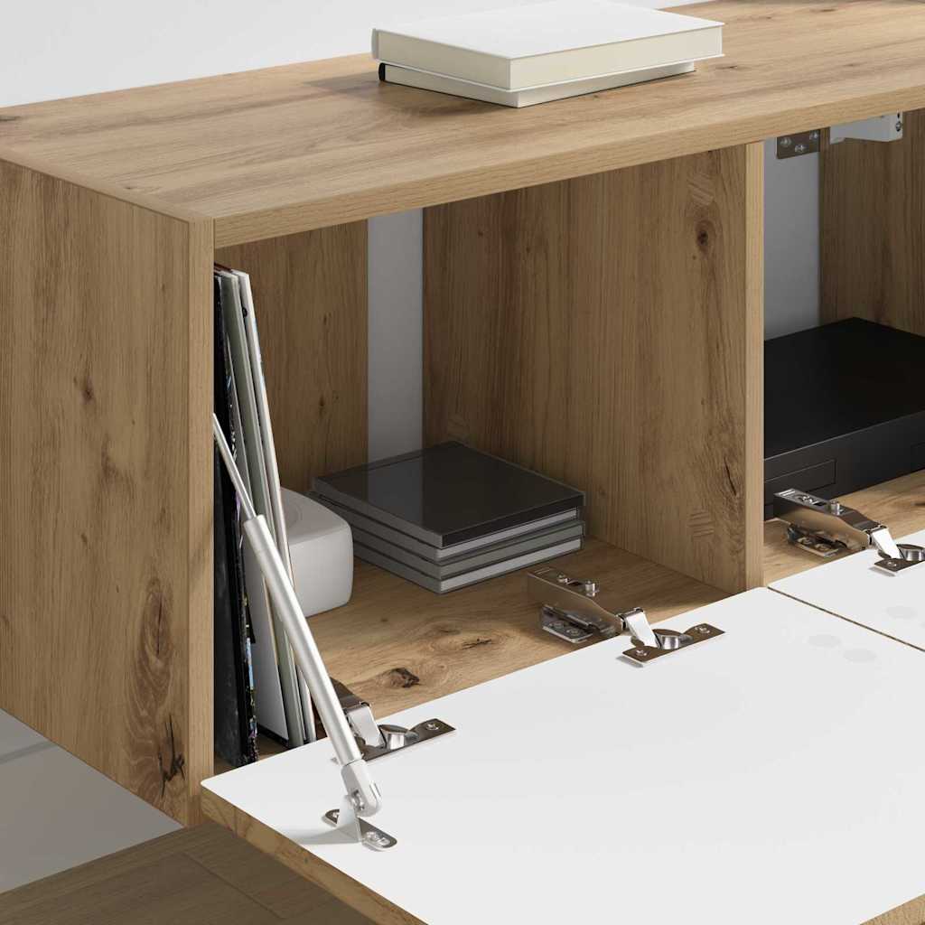TV-Wandschrank 78,5 x 31 x 29,5 cm Kunsthandwerk Eiche