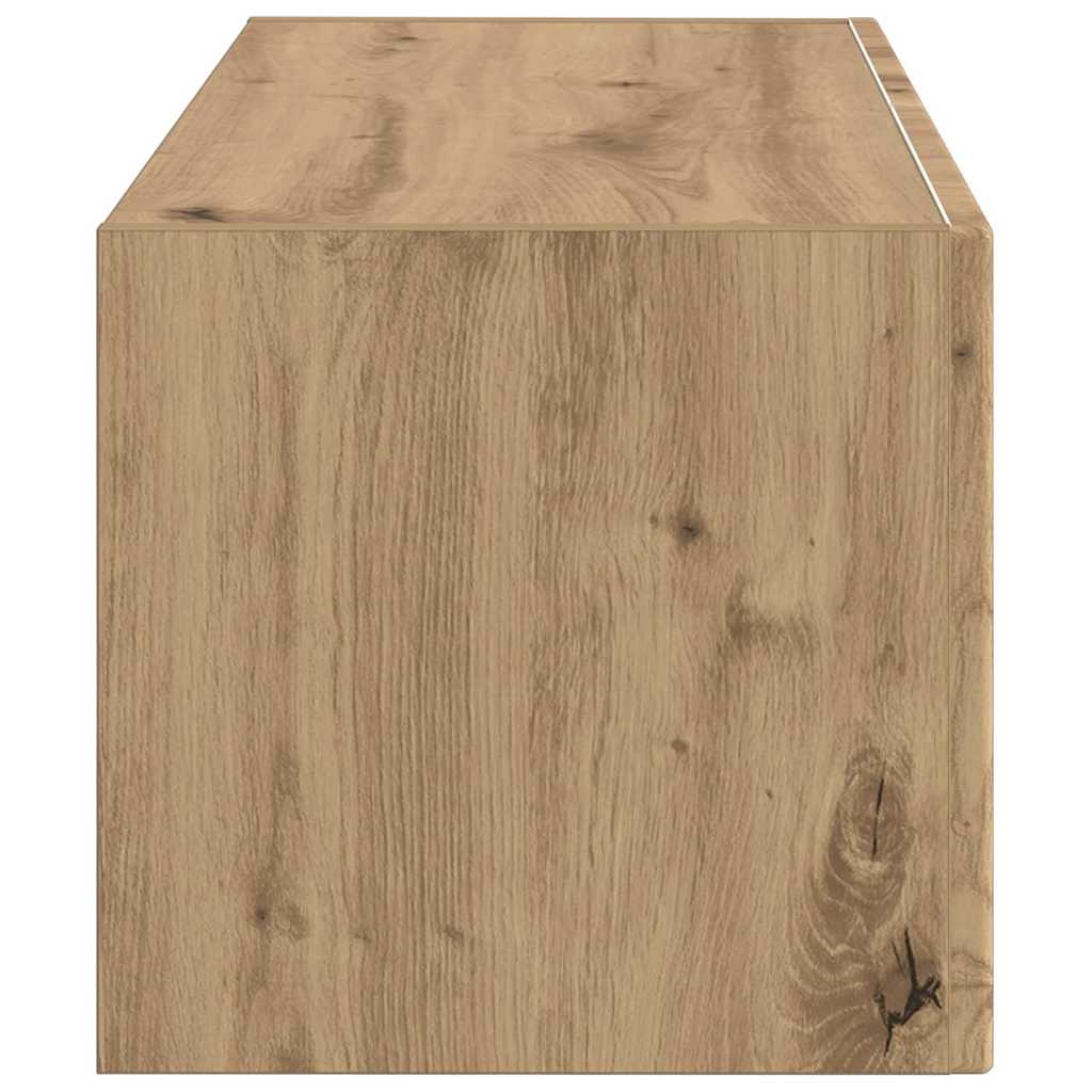 TV-Wandschrank 78,5 x 31 x 29,5 cm Kunsthandwerk Eiche