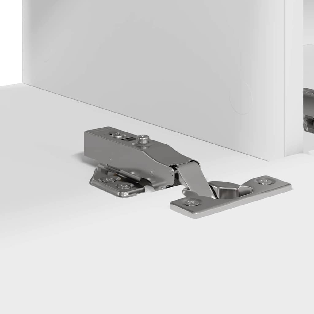 TV-Wandschrank 2 stk. Weiß Holzwerkstoff
