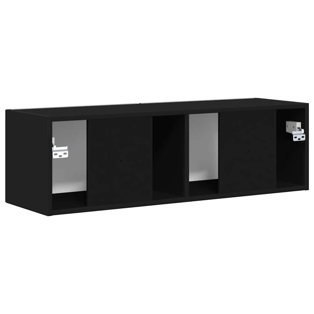 TV-Wandschrank 98 x 31 x 29,5 cm Schwarz Holzwerkstoff