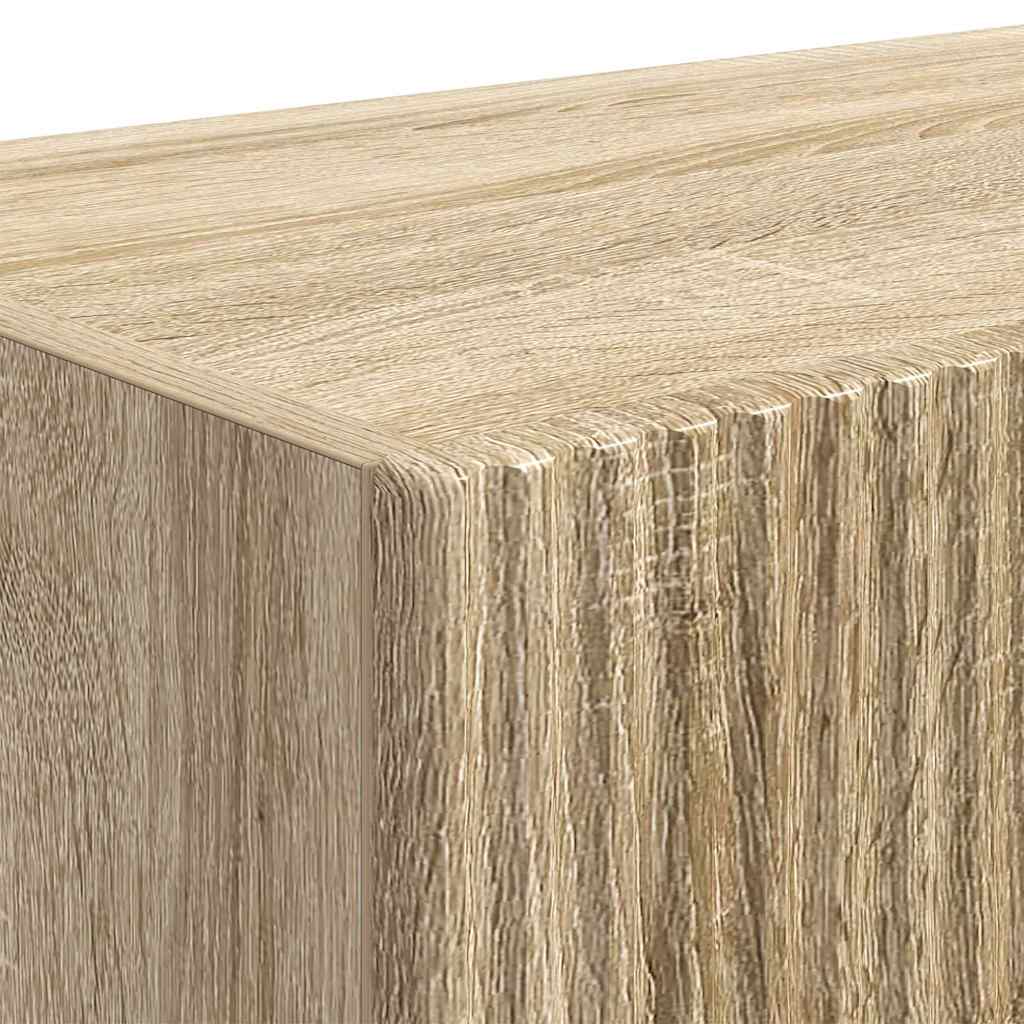 TV-Wandschrank 2 stk. Sonoma Holzwerkstoff