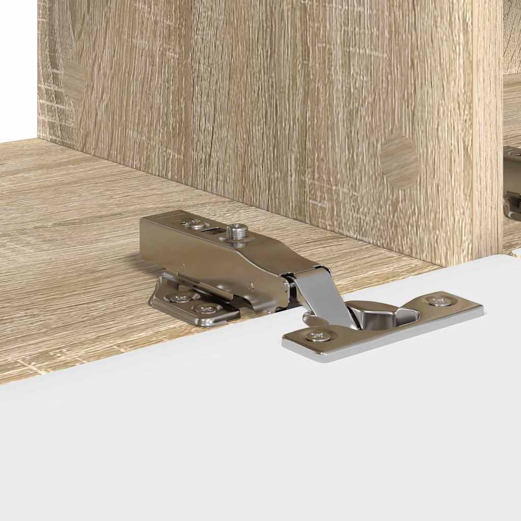 TV-Wandschrank 2 stk. Sonoma Holzwerkstoff