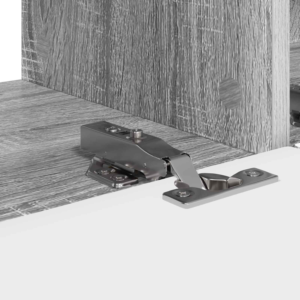 TV-Wandschrank 2 stk. Sonoma-Grau Holzwerkstoff
