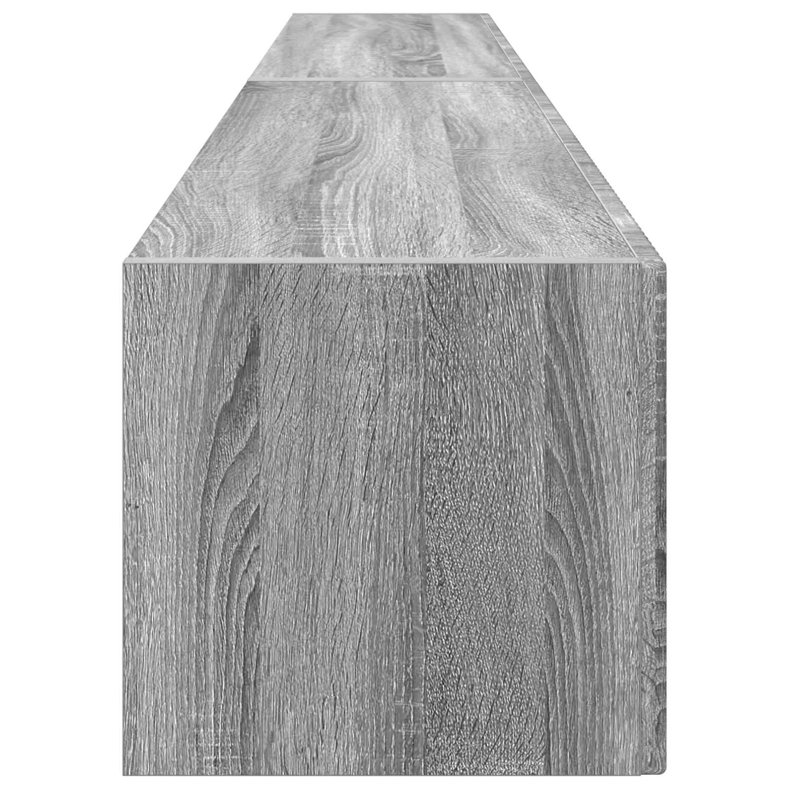 TV-Wandschrank 2 stk. Sonoma-Grau Holzwerkstoff
