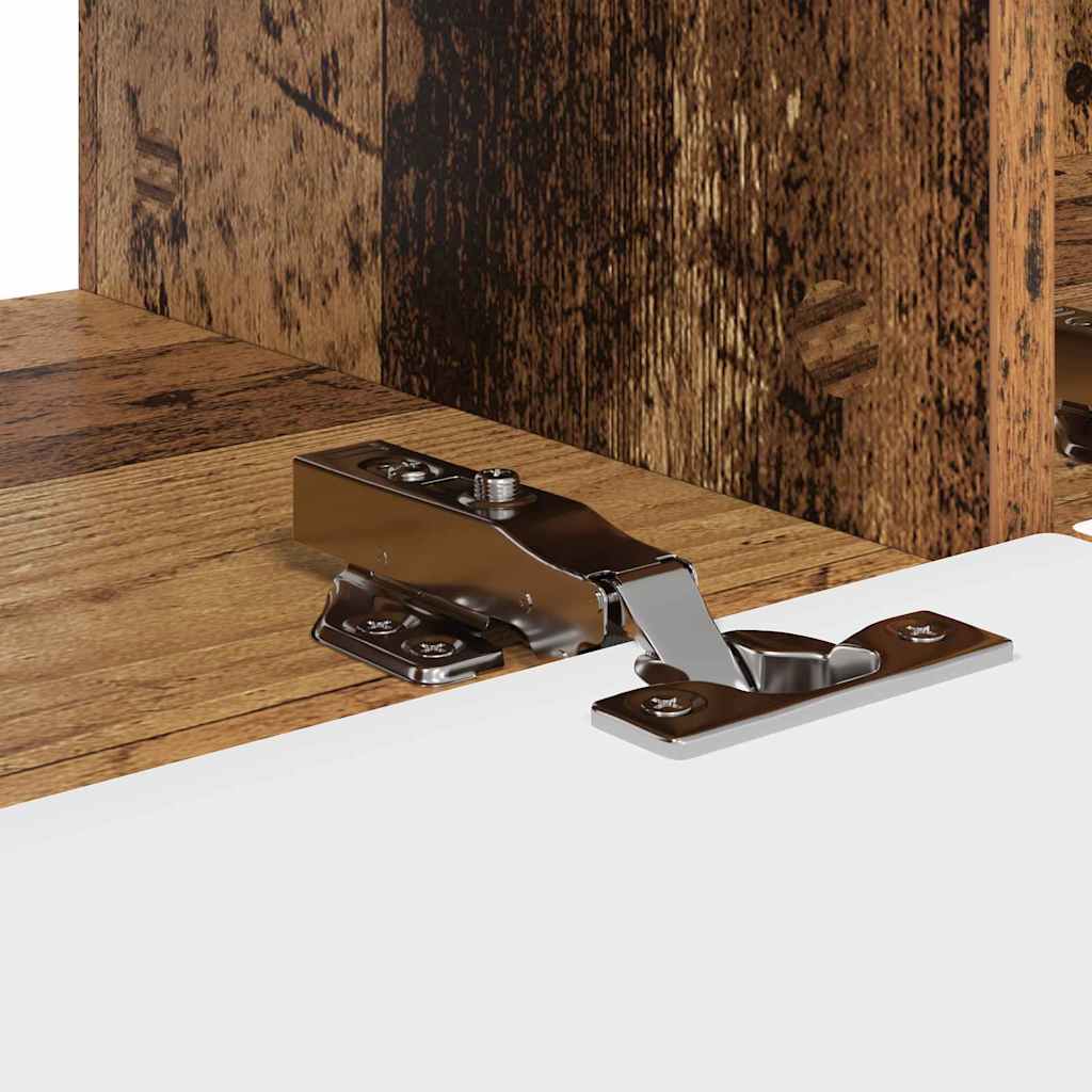 TV-Wandschrank 2 stk. Altholz Holzwerkstoff