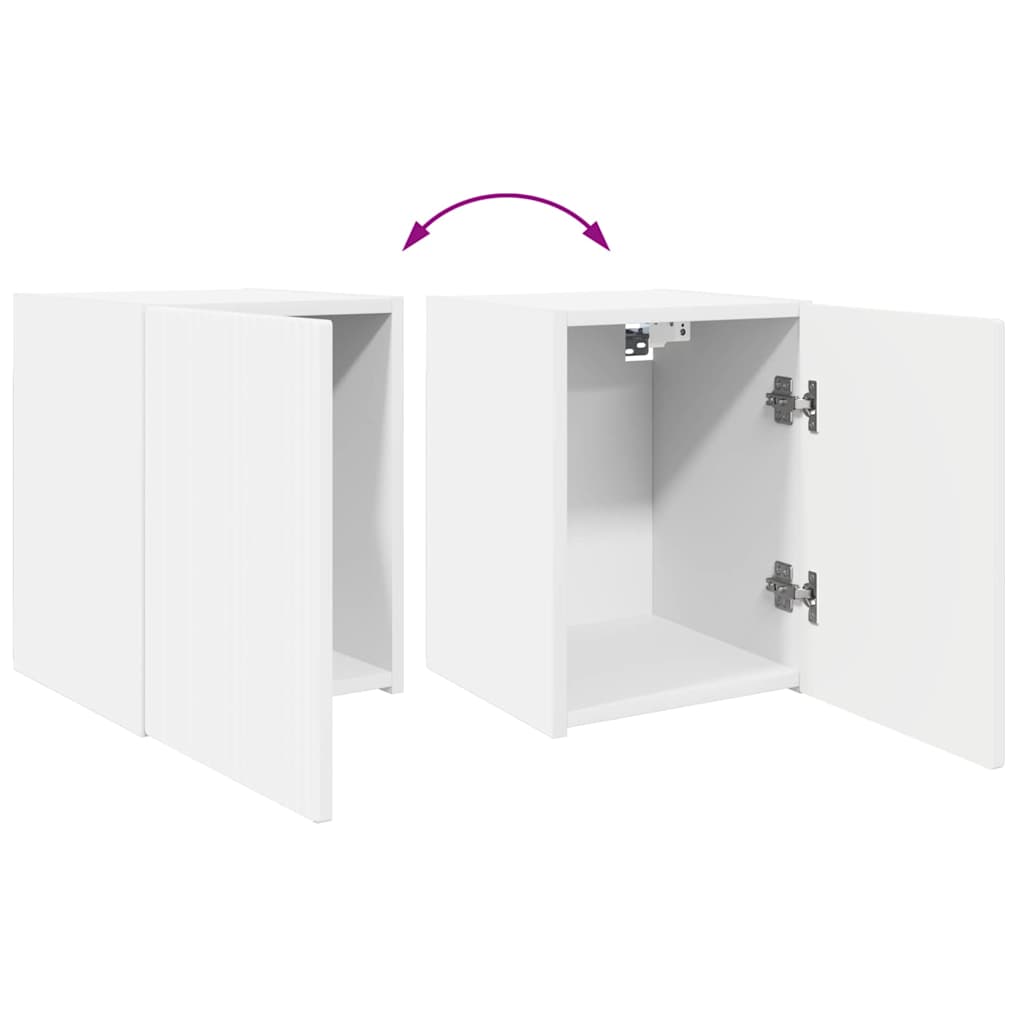 TV-Wandschrank 30 x 31 x 40 cm Weiß Holzwerkstoff