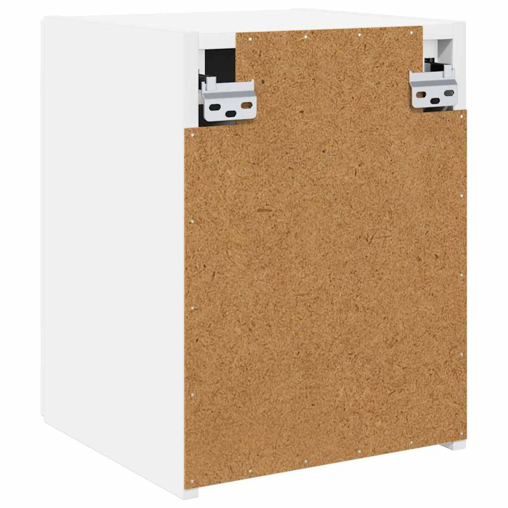 TV-Wandschrank 2 stk. Weiß Holzwerkstoff