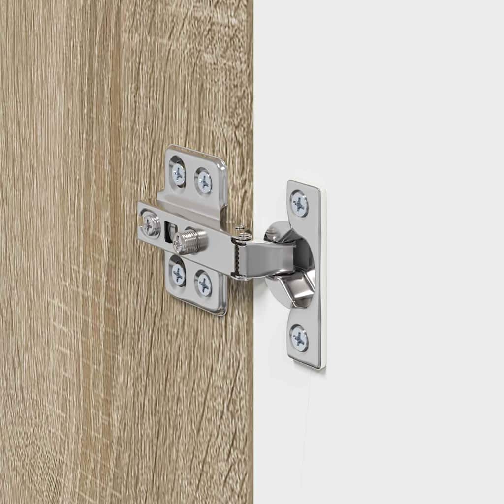 TV-Wandschrank 2 stk. Sonoma Holzwerkstoff