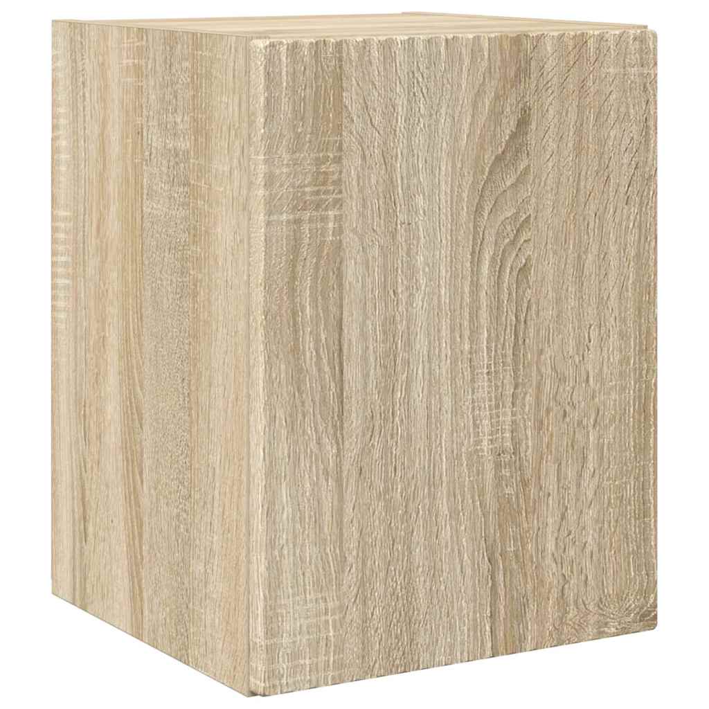 TV-Wandschrank 2 stk. Sonoma Holzwerkstoff