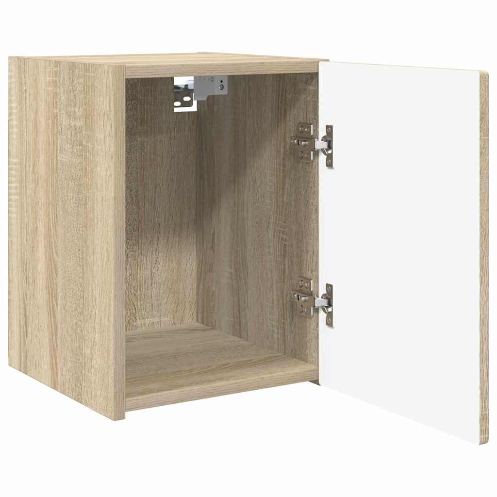 TV-Wandschrank 2 stk. Sonoma Holzwerkstoff
