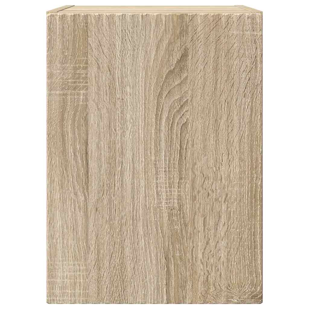 TV-Wandschrank 2 stk. Sonoma Holzwerkstoff