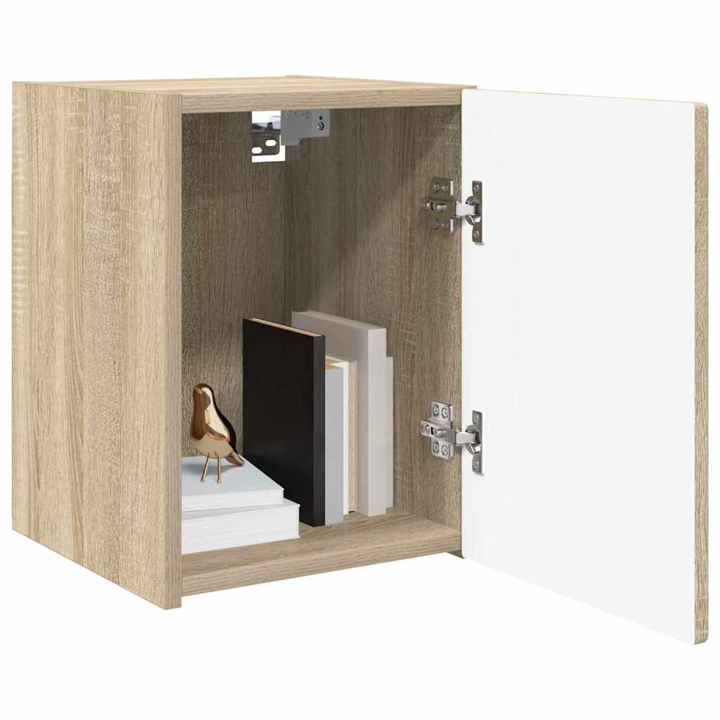 TV-Wandschrank 2 stk. Sonoma Holzwerkstoff