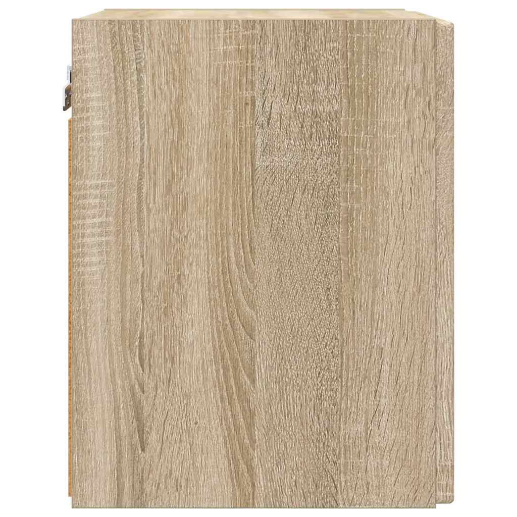TV-Wandschrank 2 stk. Sonoma Holzwerkstoff