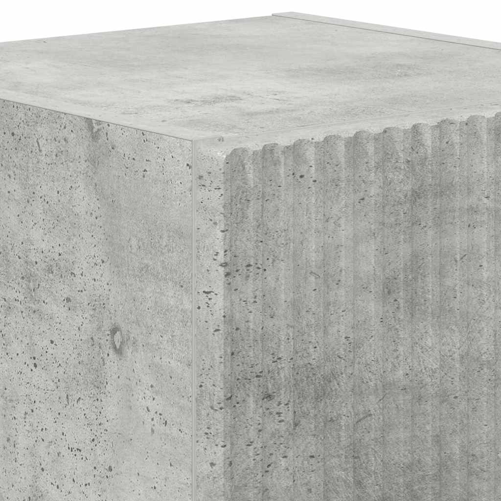 TV-Wandschrank 2 stk. Beton Holzwerkstoff