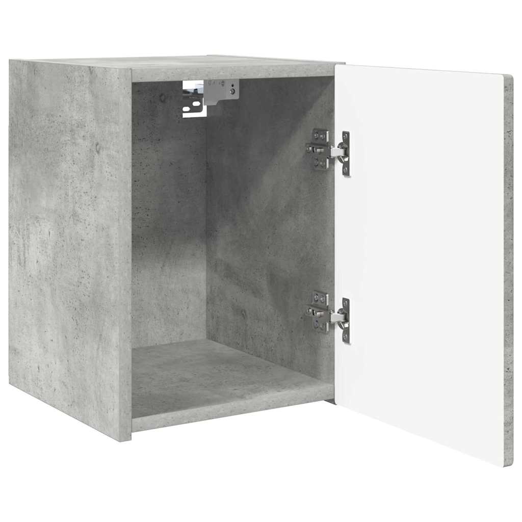 TV-Wandschrank 2 stk. Beton Holzwerkstoff