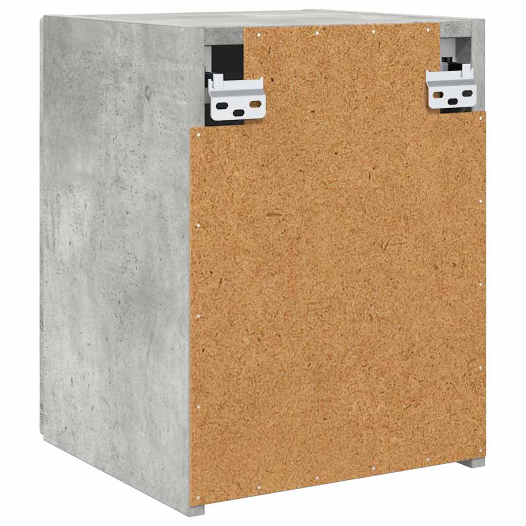 TV-Wandschrank 2 stk. Beton Holzwerkstoff