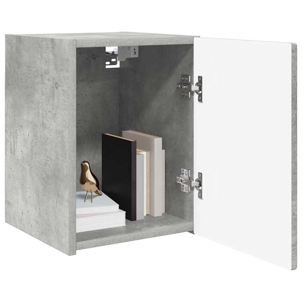 TV-Wandschrank 2 stk. Beton Holzwerkstoff