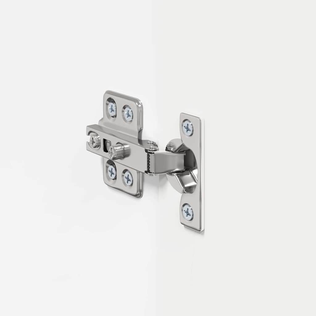 TV-Wandschrank 2 stk. Glänzend Weiß Holzwerkstoff