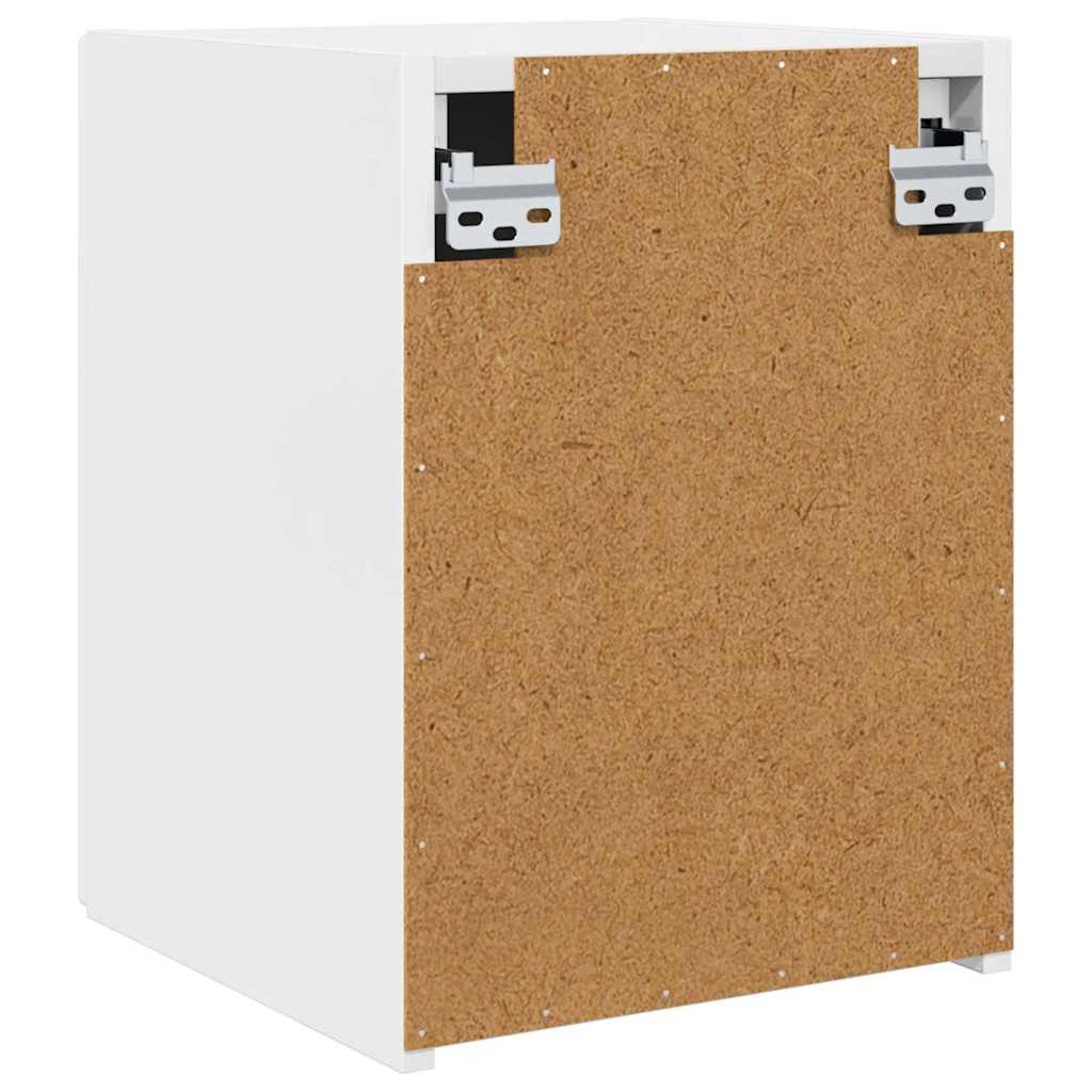 TV-Wandschrank 2 stk. Glänzend Weiß Holzwerkstoff