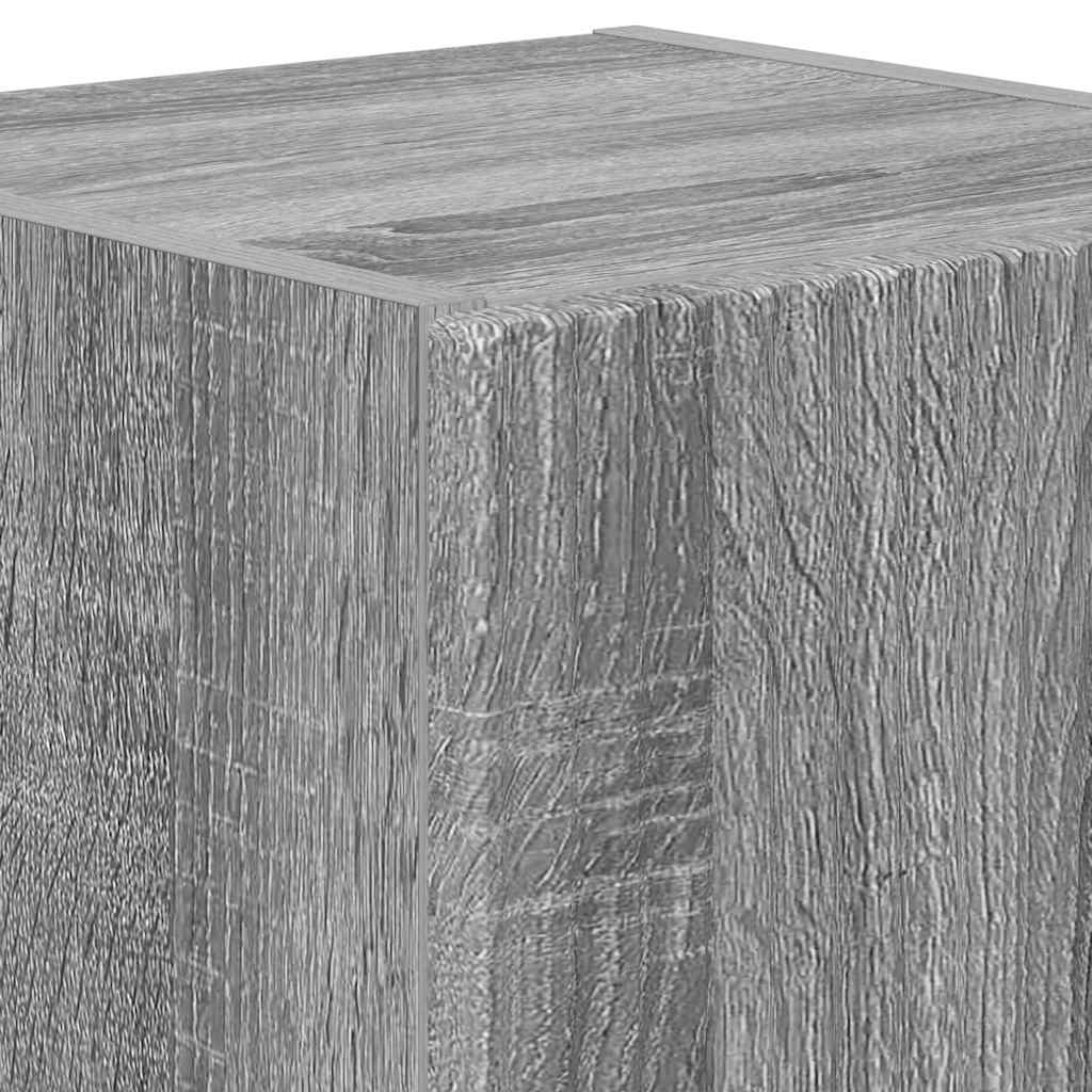 TV-Wandschrank 2 stk. Sonoma-Grau Holzwerkstoff