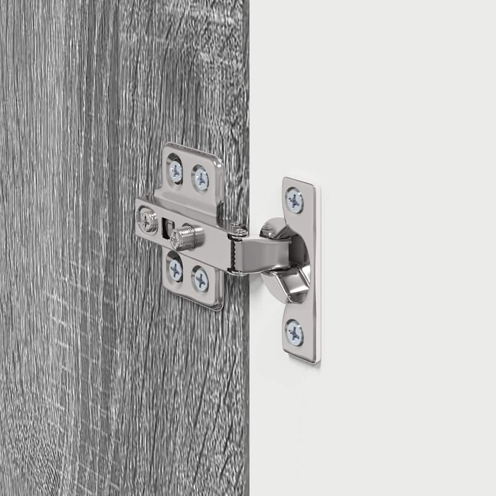 TV-Wandschrank 2 stk. Sonoma-Grau Holzwerkstoff