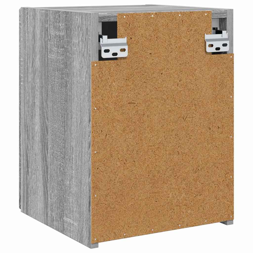 TV-Wandschrank 2 stk. Sonoma-Grau Holzwerkstoff